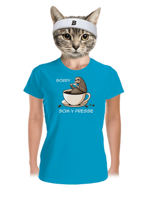 V presse dámske športové tričko Blue Atol