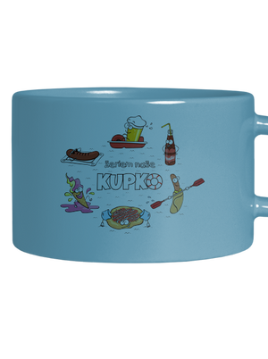 Slovenské kupko hrnček makronka Blue Macaron