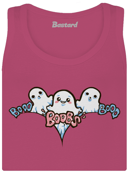 Boobs dámske tielko klasické Magenta
