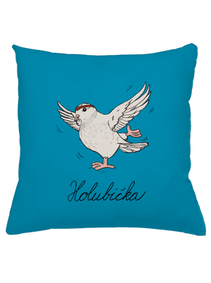 Holubička vankúš Blue Turquoise