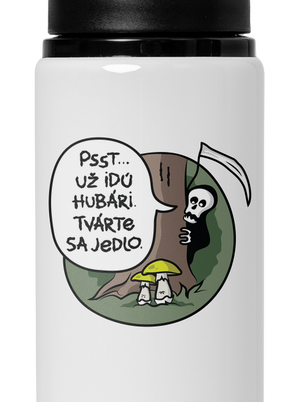 Muchotrávky zelené flaša na vodu White