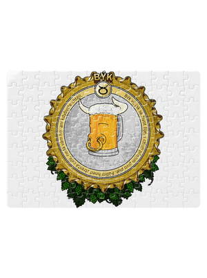 Pivný horoskop: Býk puzzle White