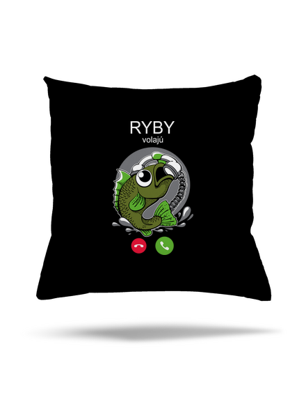Ryby volají vankúš Black