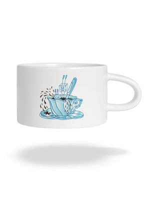 Cukroholik hrnček makronka White