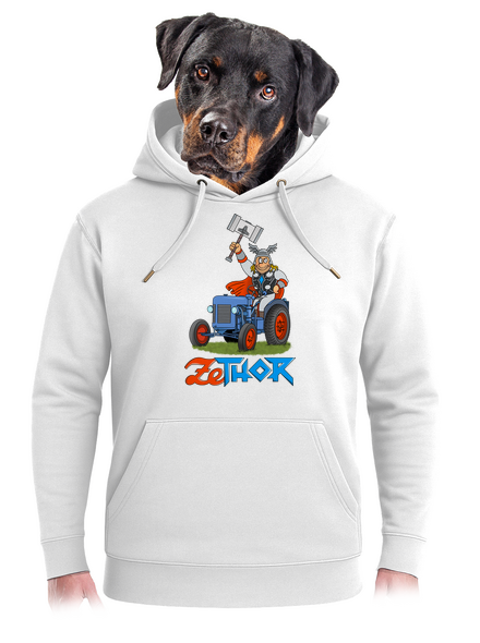 ZeThor unisex mikina premium Snowwhite