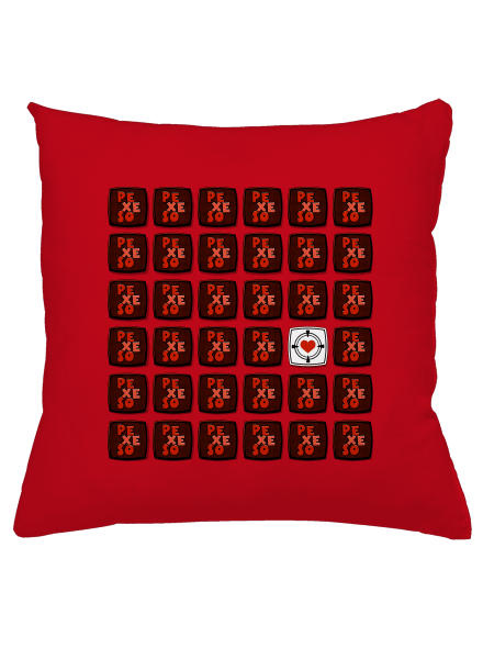 Pexeso vankúš Red