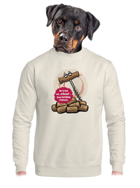 unisex mikina bez kapucne