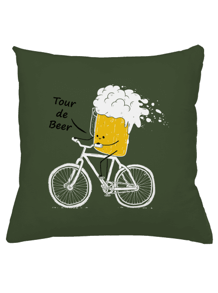 Tour de beer vankúš Olive Green