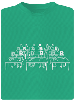 Cimrman: Debil, blbeček pánske športové tričko Mint Mal