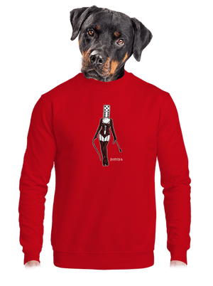 unisex mikina bez kapucne