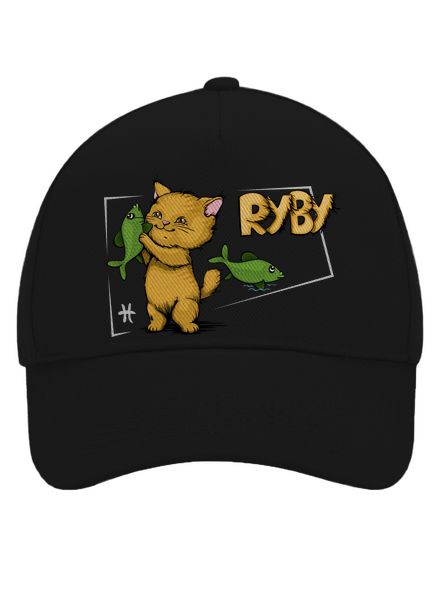 Mačací horoskop: Ryby šiltovka baseballka Black