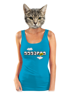 Lietadlo dámske tielko klasické Blue Atol