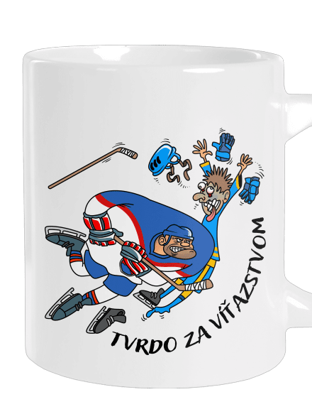 Tvrdo za víťazstvom veľký hrnček White