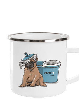 Mops plecháčik White