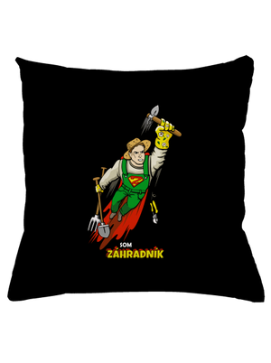 Záhradník vankúš Black