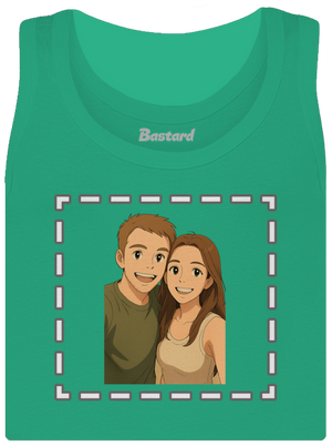 Ghibli efekt z vlastnej fotky dámske tielko klasické Mint Mal