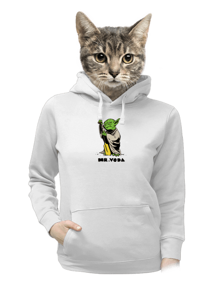 Mr. Voda dámska mikina klokanka White