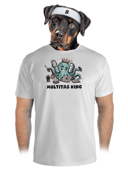Multitas king pánske športové tričko White