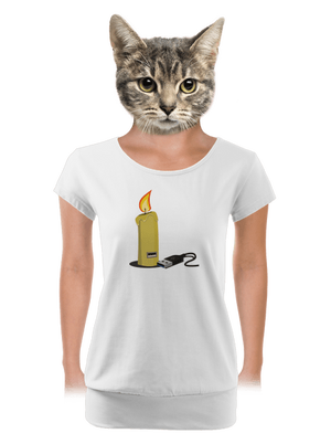 dámske tričko s lemom