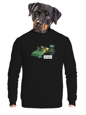 unisex mikina bez kapucne