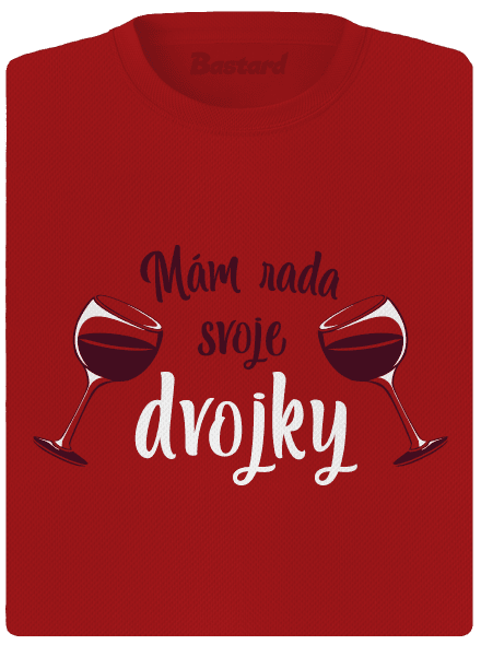 Dvojky dámske športové tričko Red Mal