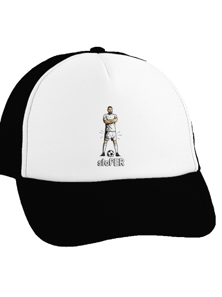 Stoper šiltovka truckerka Black cap