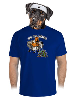 Wago svorka pánske športové tričko Royal Blue Mal