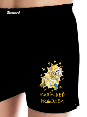 Iskrím pánske trenky Black