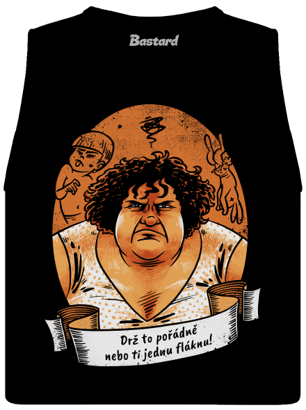 B14: Slunce seno jahody dámske tielko voľné Black