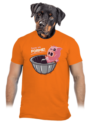 Vo forme pánske tričko Orange