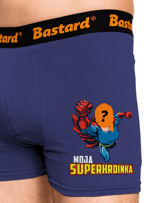 Moja superhrdinka boxerky Blue Navy