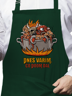 Čo Doom dal zástera Bottle Green