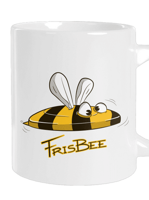 Frisbee veľký hrnček White