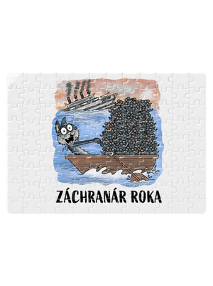 Záchranár roka puzzle White