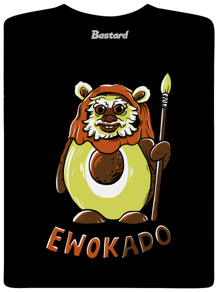 Ewokado pánske tričko Black
