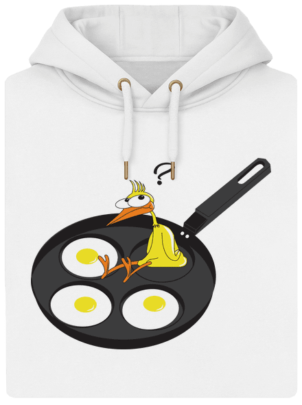 Kurča unisex mikina premium Snowwhite