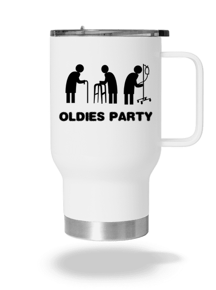Oldies party termohrnček White