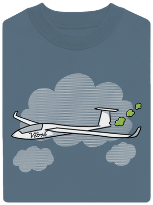 Větroň unisex mikina bez kapucne Nordic Blue