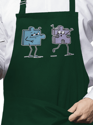 Puzzlíci zástera Bottle Green