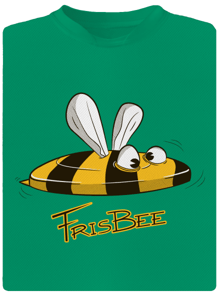 Frisbee detské športové tričko Kelly Green Mal