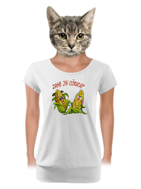 dámske tričko s lemom