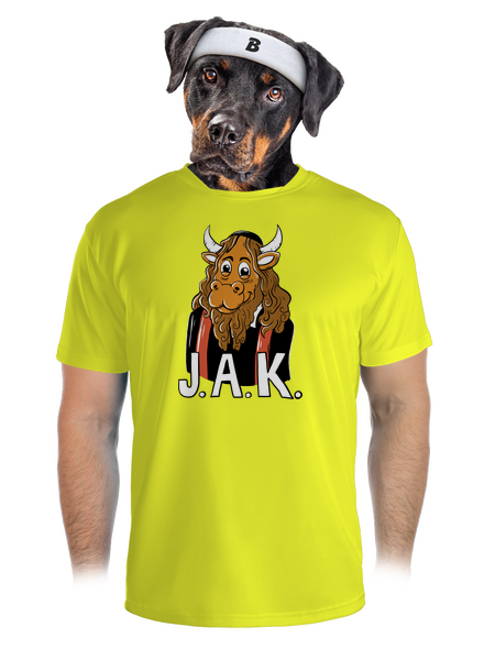 Jak pánske športové tričko Neon Yellow