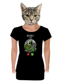 dámske tričko s lemom