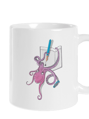 Jednoducho miluje atrament klasický hrnček White