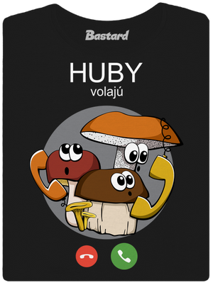 Huby volajú dámske tričko Black