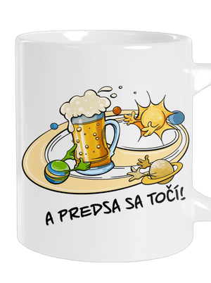 A predsa sa točí! veľký hrnček White