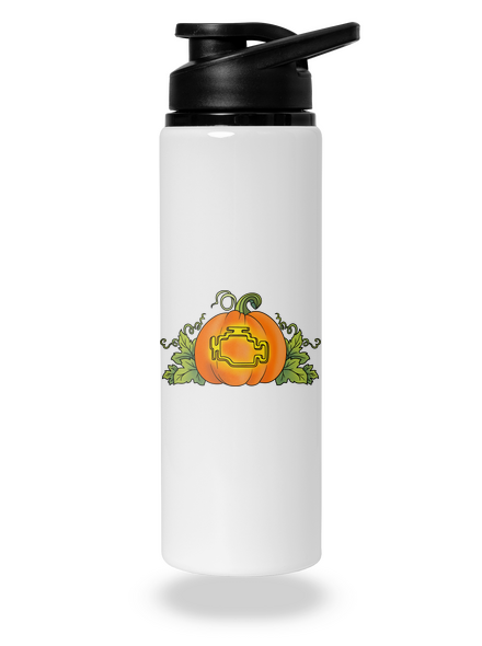 Strašidelný Halloween flaša na vodu White