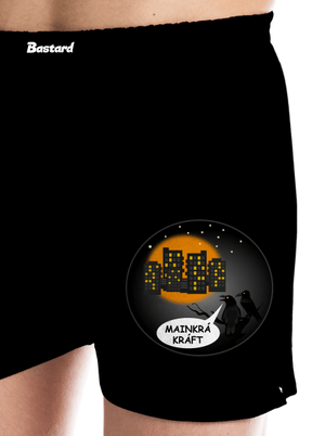 MainKráKráft pánske trenky Black