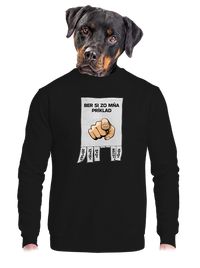 unisex mikina bez kapucne
