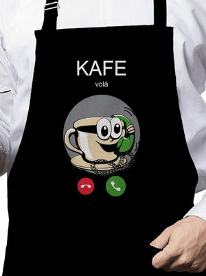 Kafe volá zástera Black